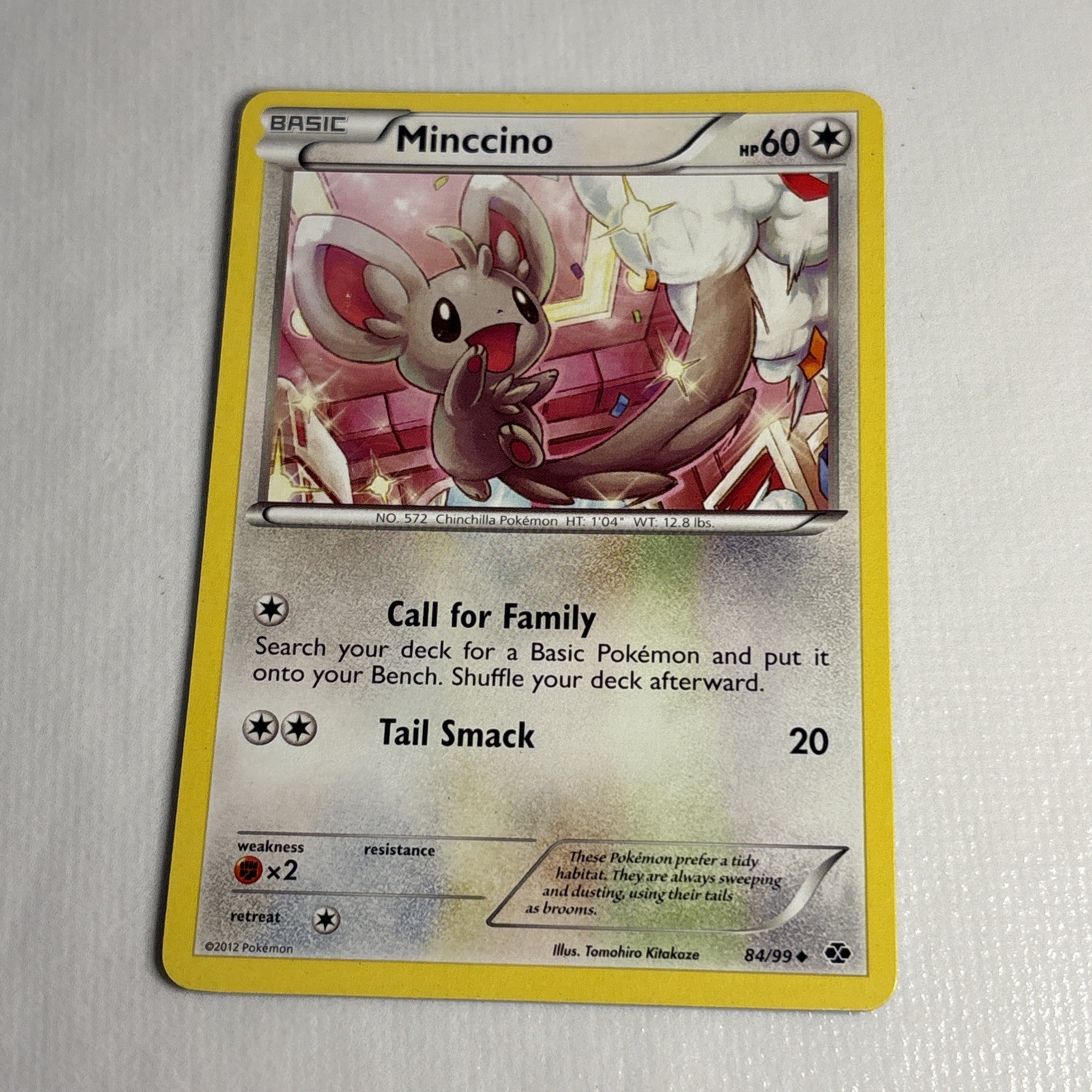 Minccino 84/99 Next Destinies Pokemon Card Non-Holo English