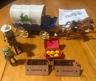Playmobil 3785 Vintage Virginian Mountain Boys Vintage 1994 Geobra Covered Wagon