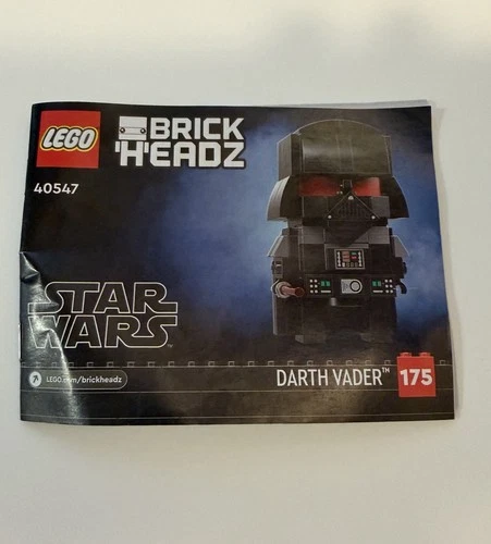 LEGO Darth Vader Brickheadz Star Wars Set 40547 - Opened