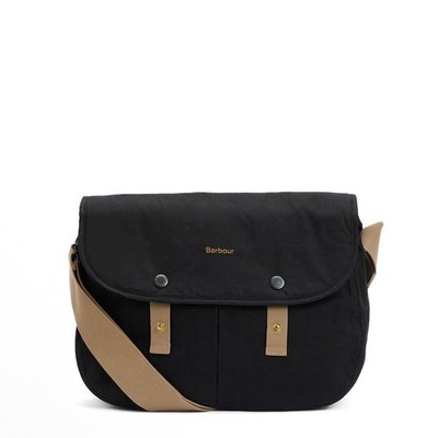 Barbour Transport Riever Crossbody Bag Black/Modern Tartan