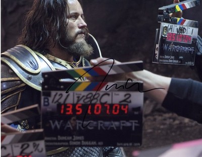 TRAVIS FIMMEL in WARCRAFT als Anduin Lothar. Echtheitszertifikat.In Pers.14''x11''# 1140
