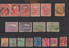 Australia State Stamps Tasmania Used WMK's