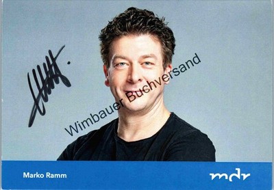 Original Autogramm Marko Ramm MDR /// Autogramm Autograph signiert signed 327320
