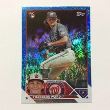 2023 Topps Update Series - Thad Ward #US111 Blue Foil /999 (RC)