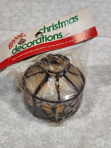 Vintage Wynne NOS Ornaments Tiffany Style"Stained Glass" Plastic Lamp Shade