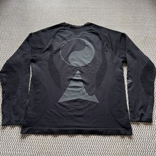 ROA x Our Legacy Aune Seamless 3D Knit Long Sleeve in Carbon