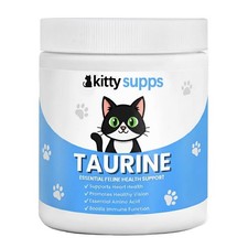 KittySupps Taurine Supplement for Cats,Pawvita Taurine- 99.9 Pure Taurine Su...