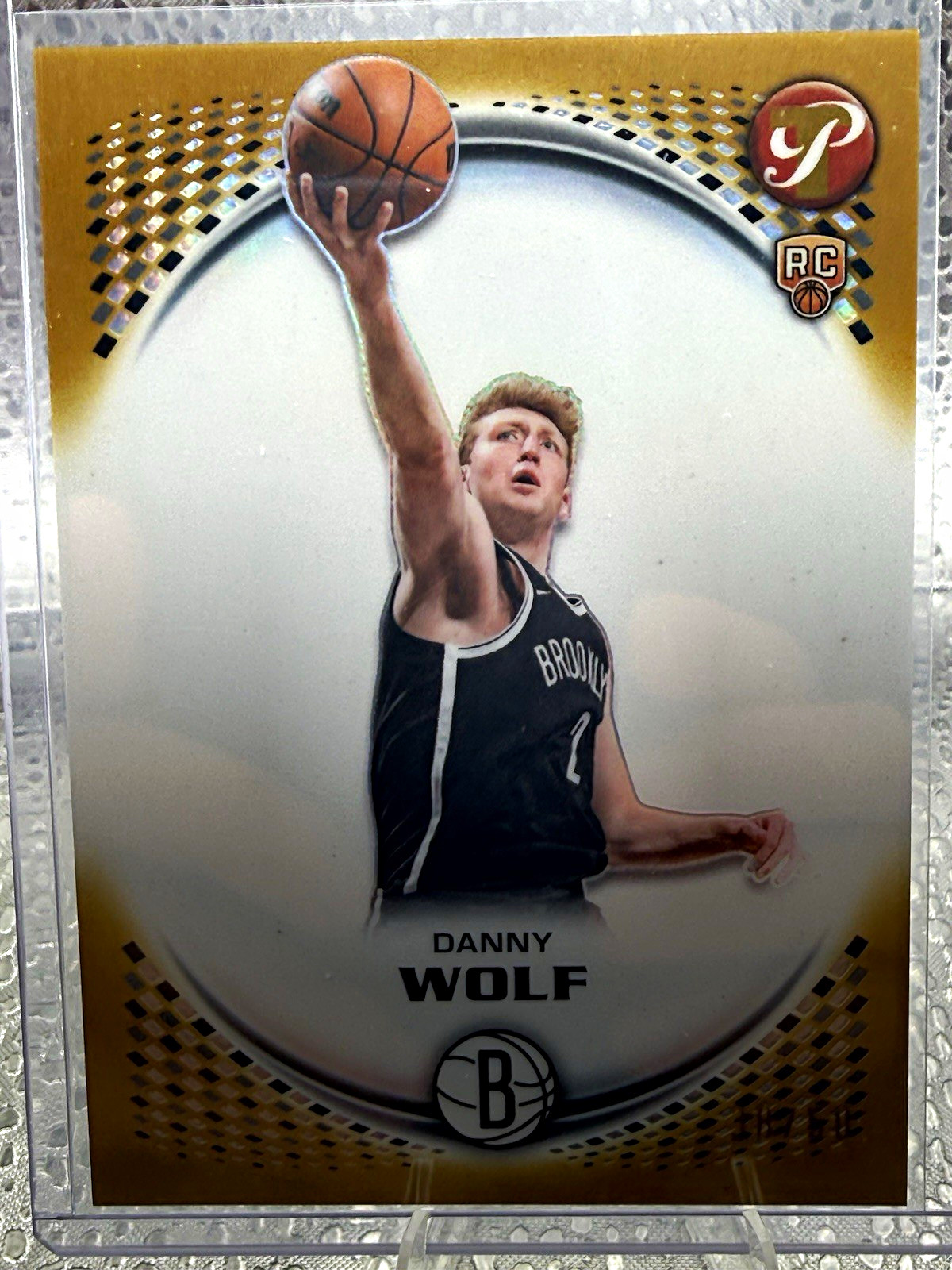 Topps 2026 Topps Pristine Danny Wolf Brooklyn Nets Rookie RC GOLD REFRACTOR /50!