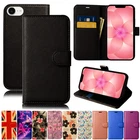 Leather Flip Case For iPhone 17E / 16E Wallet Card Holder Kickstand Phone Cover