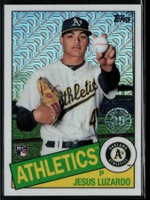 Jesus Luzardo #85C-49 2020 Topps 1985 Topps Chrome Silver Pack Promo (Series 1)
