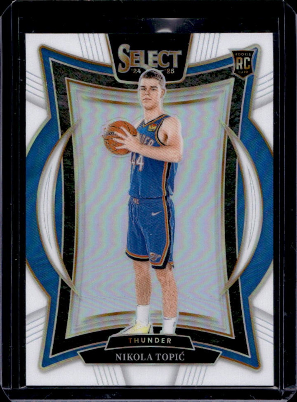 2024-25 Select Nikola Topic Concourse RC White Prizm #37/149 Thunder