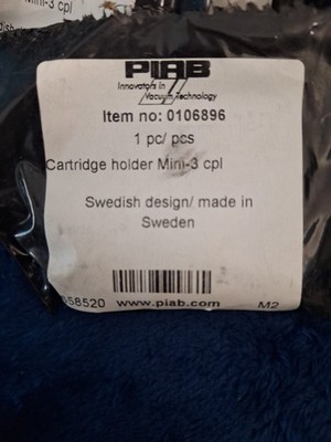 Piab Cartridge Holder Mini-3 cpl (Item no: 0106896) Lot Of 8