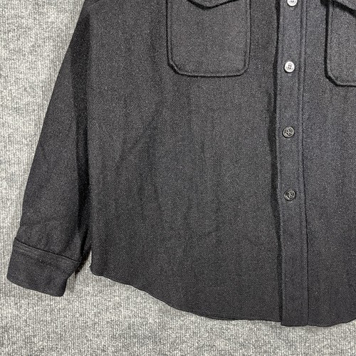 VINTAGE CPO Shirt Mens Size Large Wool Shacket US Navy Sears Kings Road - Picture 4 of 14