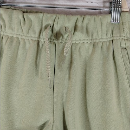 Pantaloncini L Nike Big Girls verde oliva Aura Sportswear Club French Terry nuovi con etichette L - Foto 2 di 8