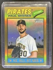 2026 Topps Heritage Paul Skenes Chrome Gold Refractor #/50 Pirates