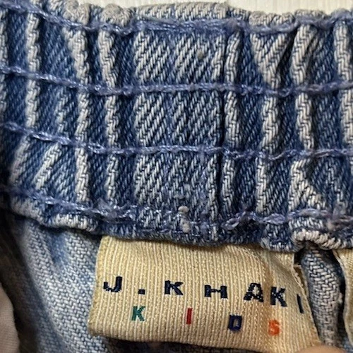 Pantalones Cortos Vaqueros Bordados Florales Vintage Años 90 J. Caqui Niños Niñas Talla 4 Foto 3 de 4