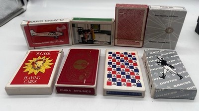 Advertising Playing Cards Lot Of 7 Elsie Borden Hotpoint Airlines 4 Sealed
