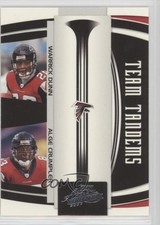 2007 Playoff Absolute Memorabilia Team Tandems Warrick Dunn Alge Crumpler fm0