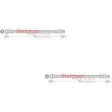 2x METZGER Bremsschlauch links rechts für Mercedes-Benz C-Klasse T-Model S204