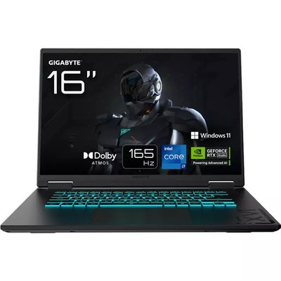 GIGABYTE Gaming A16, Black Steel, Core i7-13620H, 16GB RAM, 1TB SSD, RTX 4050, D