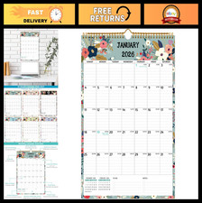 2026-2027 Wall Calendar - 18 Month Planner, Large Blocks, Thick Paper, Holidays