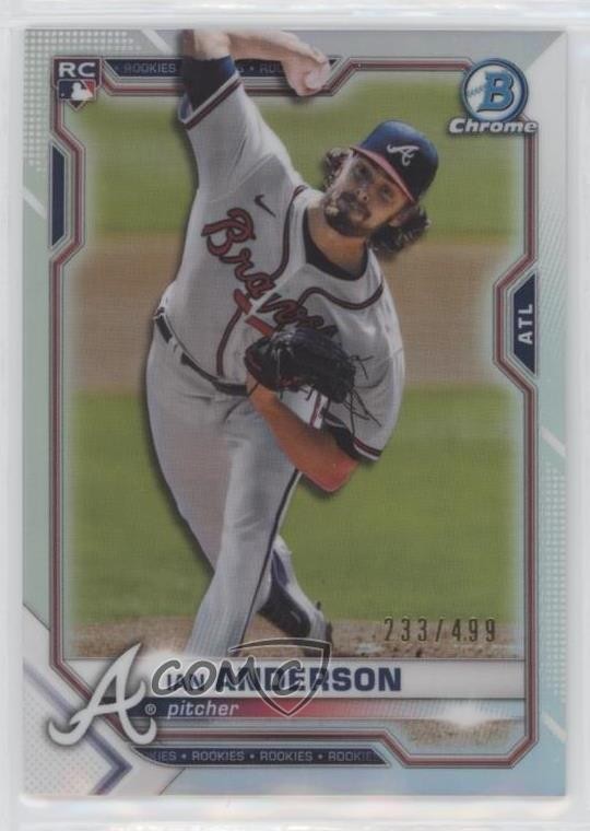2021 Bowman Chrome Refractor 233/499 Ian Anderson #76 0ji1