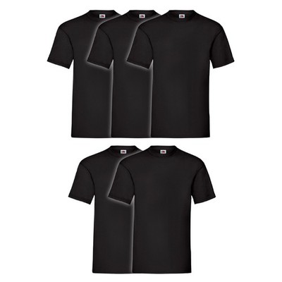 5er Pack Fruit of the Loom Heavy T Herren Basic T-Shirt Unisex NEU