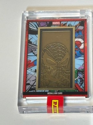 Marvel Medallion Card Lot Spider-Man Hulk X-Men Avengers Panini