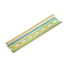 1 Pcs DIN Rail Slotted Iron Mounting Guide 5"(130mm) Long 35mm Wide 7.5mm High