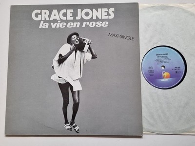 Grace Jones - La Vie En Rose/ I Need A Man 12'' Vinyl Maxi Europe