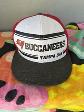 New Era Tampa Bay Buccaneers 59FIFTY Hat NFL Red White Gray Black Size 7 3/8