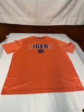 Camiseta Jersey Champion Tigers Paw Print Naranja XL Para Hombre Gráfico