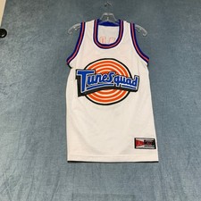Vintage Space Jam Tune Squad Basketball Jersey Mens S White Jordan #23 Authentic