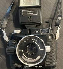Nikon Nikonos Underwater Camera With 35mm F2.5 Lens Vivitar Flash - Untested
