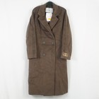 Aritzia The Slouch Camel Hair Double-Breasted Coat In Burnt Cedar Women's US M