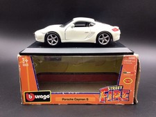 Burago 1/32 ~ Porsche Cayman S ~ White ~ Boxed