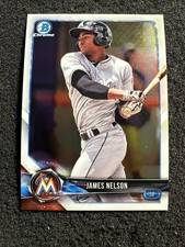 JAMES NELSON 2018 Bowman Baseball QTY #BCP33 Miami Marlins