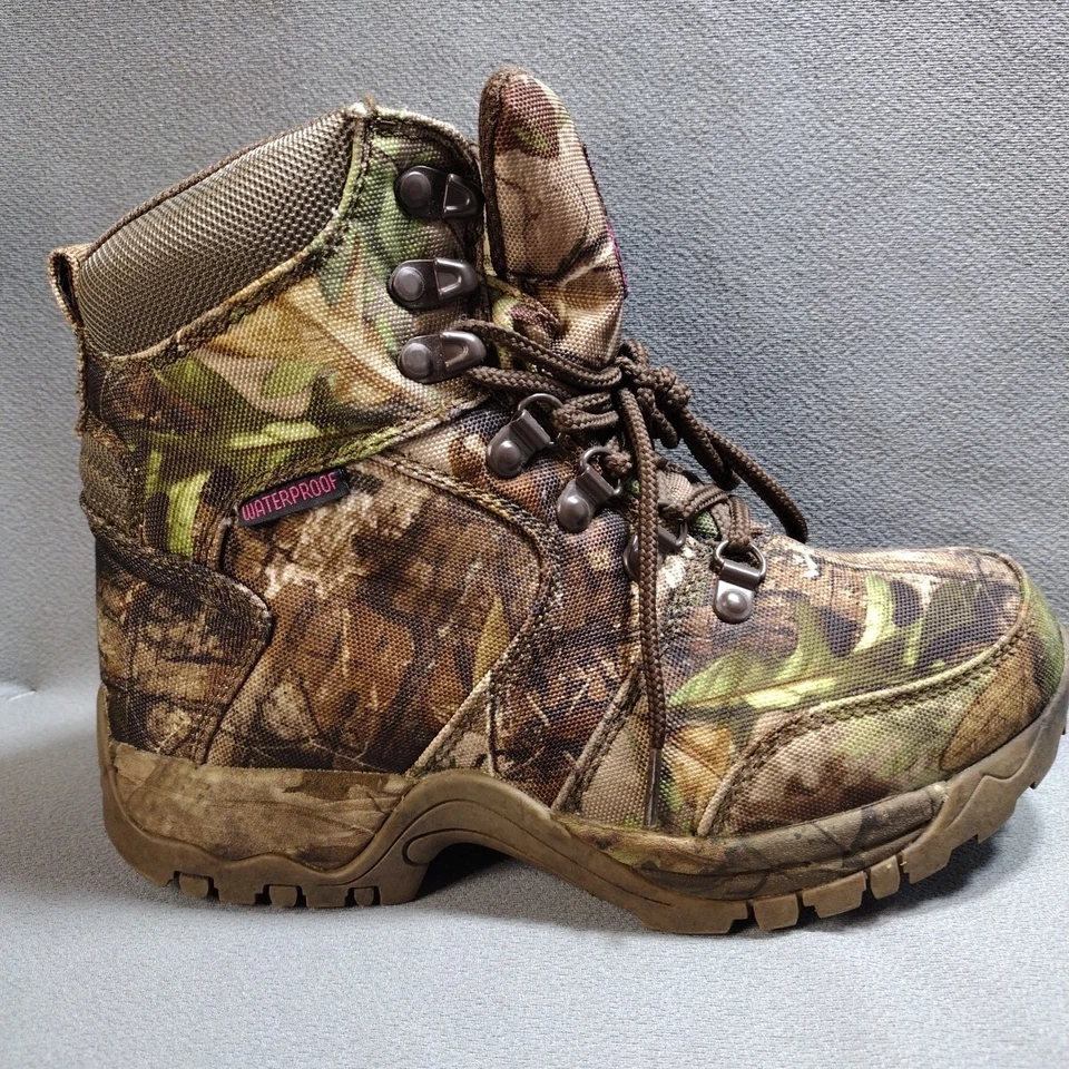 Botas camufladas de caza impermeables Game Winner FWGWFS1054 para mujer 7,5D con cordones Foto 2 de 4