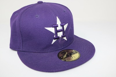 purple astros hat