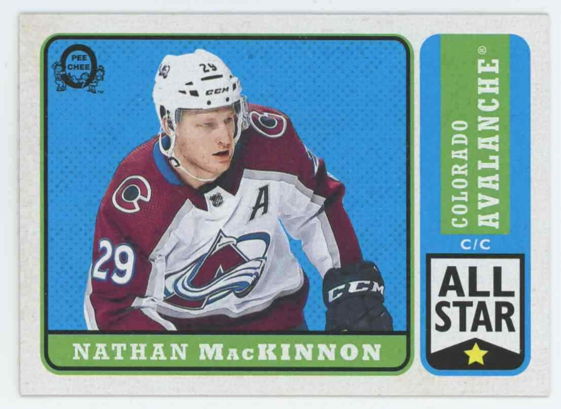 2018 18-19 O-PEE-CHEE RETRO PARALLEL NATHAN MACKINNON COLORADO AVALANCHE #205 