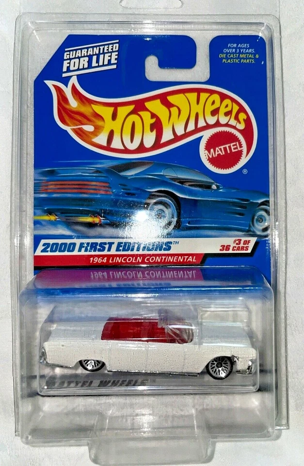 1964 Lincoln Continental Hot Wheels 2000 First Editions With Factory Error - Image 3 of 4