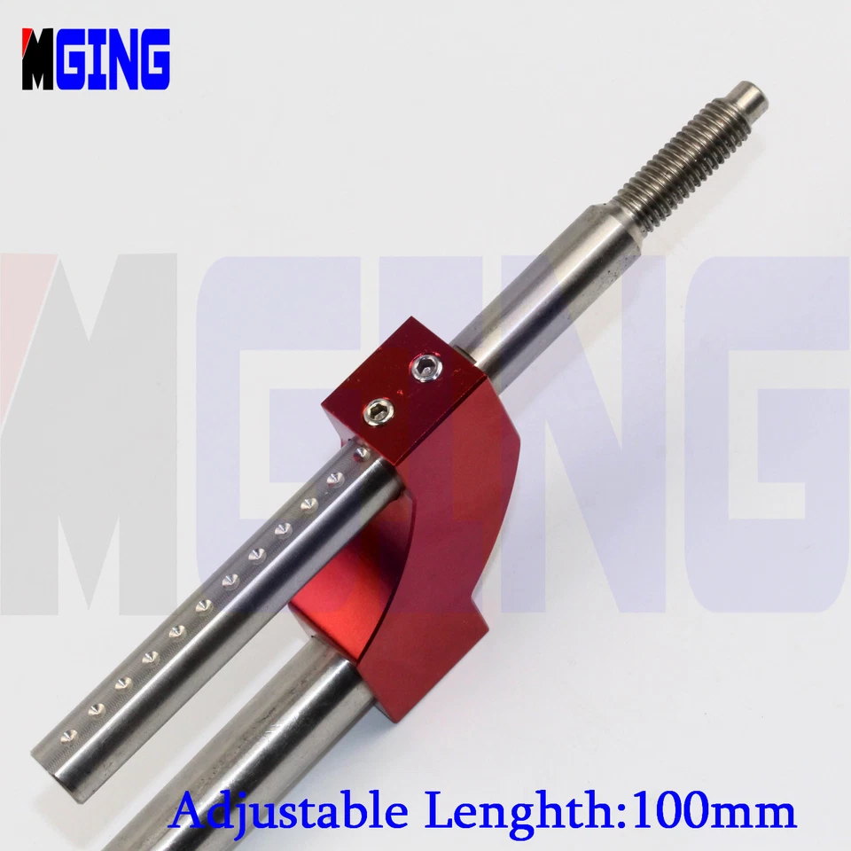 Короткий переключатель передач регулируемой высоты для Honda Civic Integra CRX B16 B18 B20 D16 красный - Изображение 4 из 4