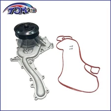 Water Pump w/ Gasket & Pulley for 2011-2016 Ford F-250 350 Super Duty 6.7L Main