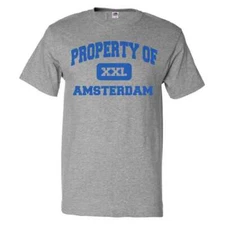 Property of Amsterdam T shirt Funny Tee