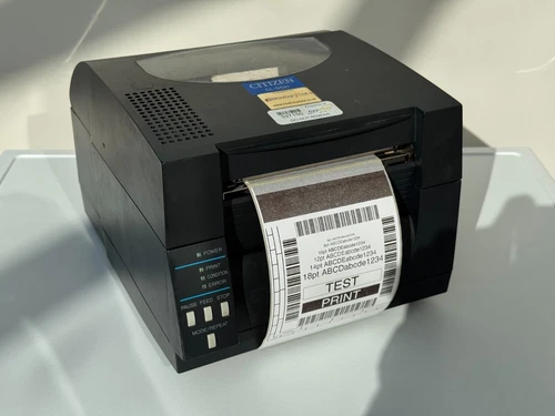 Citizen CL-S521 Direct Thermal Label Printer USB Black Fully Working