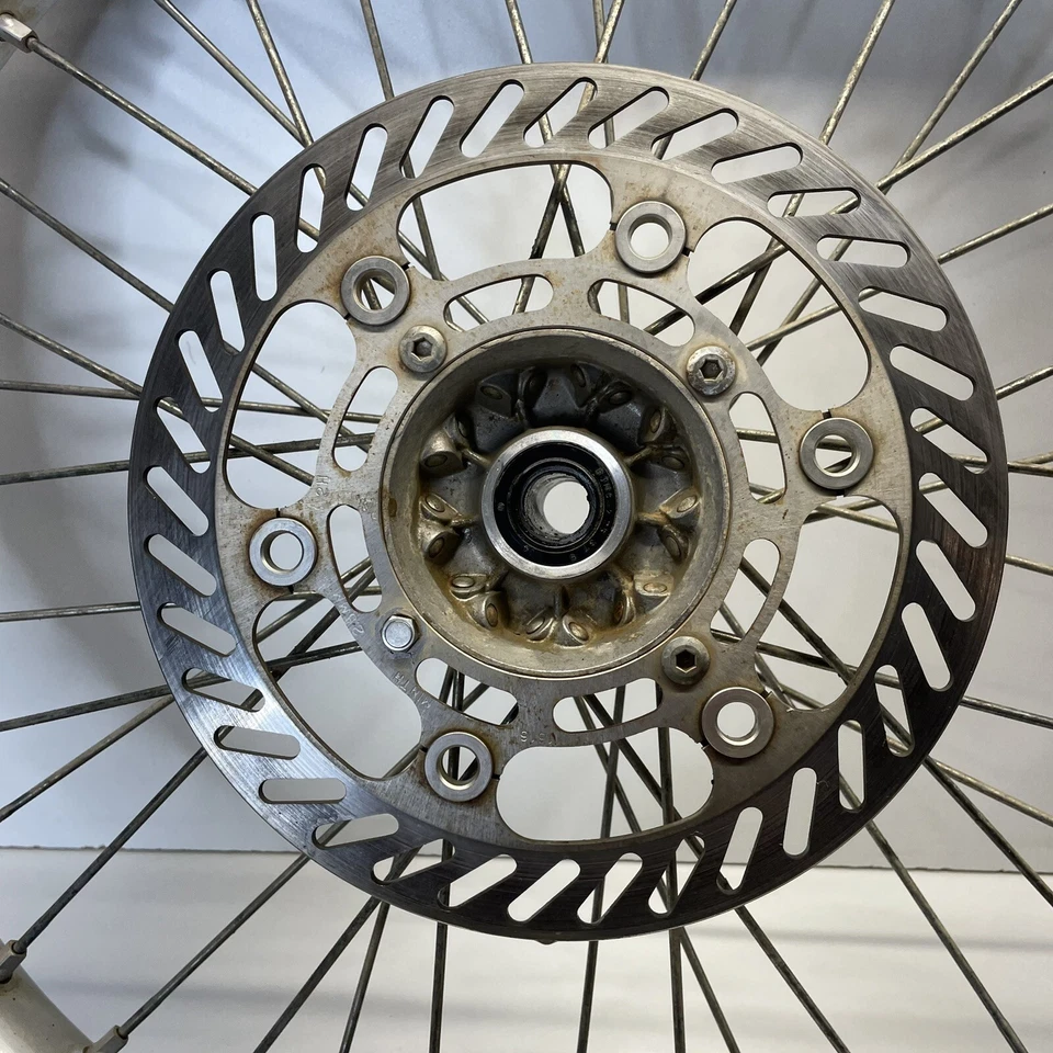 Kawasaki KX125 KX250 2003 OEM llanta delantera completa Foto 4 de 4