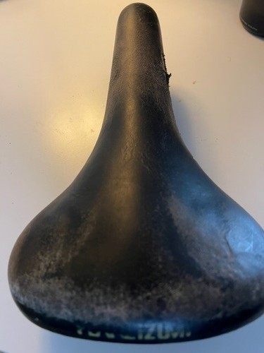 Selle De Course Vintage ITALIA : Cuir Noir, Un Morceau D’histoire Du Vélo Italien