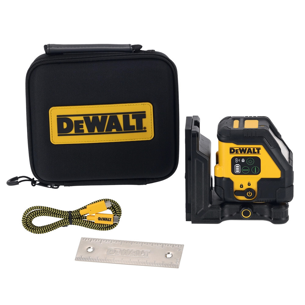 DeWalt DCLE14201GB Laser multilinea con raggio verde classe 2 con ricarica USB