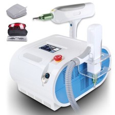 Tattoo Eyebrow Removal Beauty Machine Q Switch with Red Light 1 Year Warranty