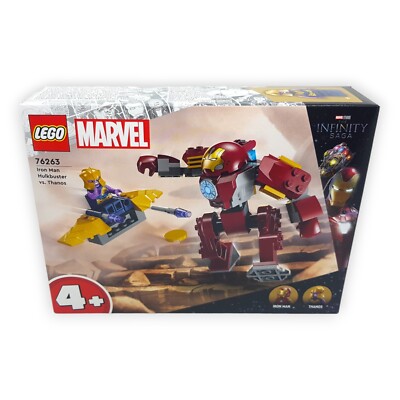 Lego Marvel 76263 Iron Man Hulkbuster vs Thanos Infinity Saga Studios Spielset